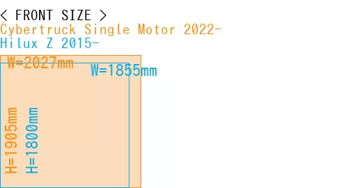 #Cybertruck Single Motor 2022- + Hilux Z 2015-